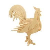 3D Rooster Wooden Puzzle