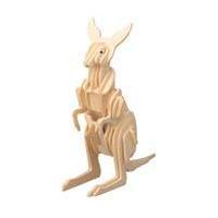 3D Kangaroo Wooden Puzzle