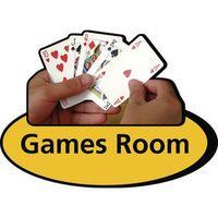 3D PICTORIAL SIGNS - SIGN GAMES ROOM