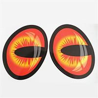 3D Simulation 0f Cat Eye Stickers Funny Block Car Stickers