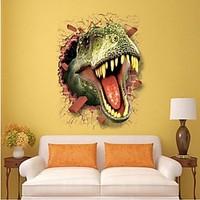 3D Dinosaur Wall Stickers Decals For Kids Rooms Art For Baby Nursery Room Christmas Gift Decoration Kids Cartoon Poster