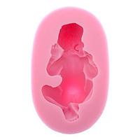 3D Baby Fondant Cake, Food-grade Silicone, Chocolate Candy Soap Mold