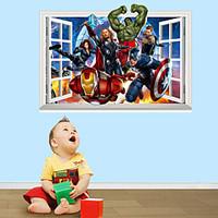 3D Wall Stickers Wall Decals Style Revenge Alliance PVC Wall Stickers