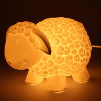 3d ceramic lamp sheep