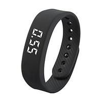 3D T5 LED Display Sports Gauge Fitness Bracelet Smart Step Tracker Pedometer