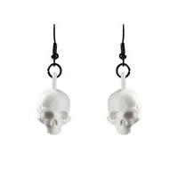 3D Printed Human Skull Earrings