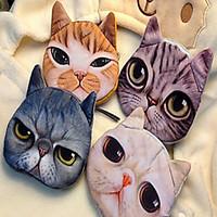 3D Cat Cartoon Purse Coin Bag Cosmetic Storage Bag Wallet Mobile Phone Bag Key Holders