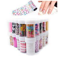 3d starlaceflower stickers for nails nail art foil stickers flower nai ...