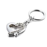 3D Bling Crystal Mysterious Heart Zinc Alloy Keychain(First 10 Customers With Box Added)