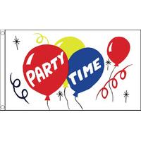 3ft x 2ft Small Party Time Flag