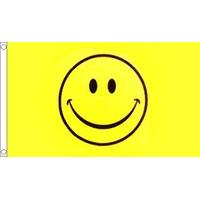 3ft x 2ft Small Yellow Smiley Face Flag