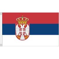 3ft x 2ft small serbia crest flag