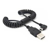3ft Flexible Spending Turn Right Universal USB / Mini USB Charging Cable Charging Cable Electronic Gadgets