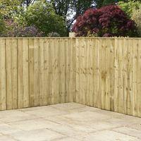 3ft x 6ft Pressure Treated Feather Edge Fence Panel | Waltons