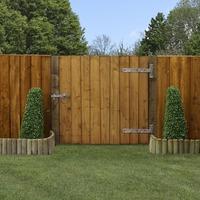 3ft x 3ft feather edge wooden garden gate waltons