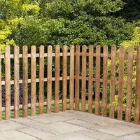 3ft x 6ft Picket Rounded Top Garden Fence Panels | Waltons