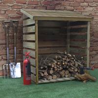 3ft x 3ft Single Timber Log Store | Waltons