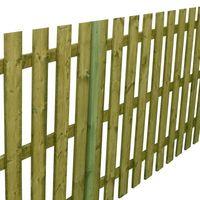 3ft x 6ft Square Top Picket Pressure Treated Fence Panel