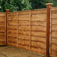 3ft x 6ft Waney Edge Lap Fence Panel