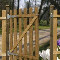 3ft Square Top Picket Gate