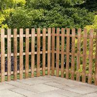 3ft x 6ft picket flat top garden fence panels waltons