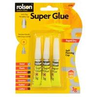 3g 3 Piece Super Glue Set