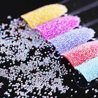 3gbox colorful caviar beads 3d glass bead rhinestone nail decoration m ...