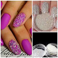 3g nail art decoration glitter crystal glass caviar beads tiny 3d micr ...