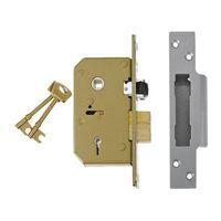 3K75 C-Series 5 Lever Sashlock Brass 80mm