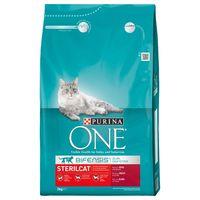 3kg Purina ONE Dry Cat Food - 30% Off!* - Sterilcat Beef & Wheat (3kg)
