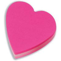 3M Postit Diecut Cube Heart Pink 225sht - 12 Pack