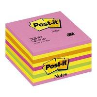 3M POSTIT NEON CUBE 76X76MM PINK 2028NP