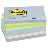 3M POSTIT BALANCED COLOURS PK6 76X127MM