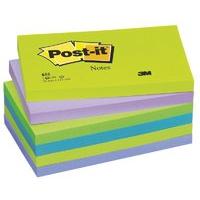 3m postit dreamy colours pk6 76x127mm