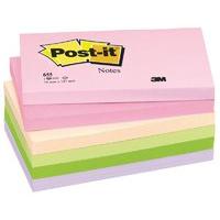 3M POSTIT JOYFUL COLOURS PK12 76X127MM