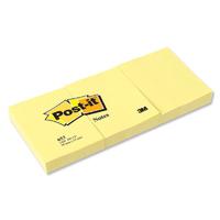 3M Postit Note 38x51mm Yellow 266 - 12 Pack