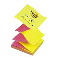 3m postit z note 76x76mm neon pnk ylw 6 pack