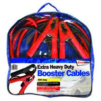 3m X HD Booster Cables 500 Amp for up to 5000cc