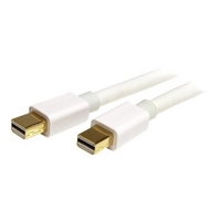 3m White Mini DisplayPort Cable - M/M