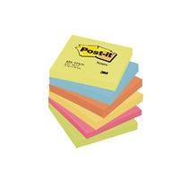 3M POSTIT ENERGETIC COLOURS PK6 76X76MM