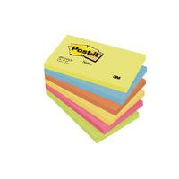 3M POSTIT ENERGETIC COLOURS PK6 76X127MM