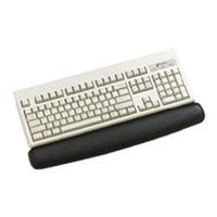3m leatherette black gel wrist rest for keyboard