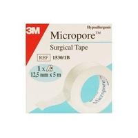 3M Micropore Surgical Tape 12.5mm x 5m