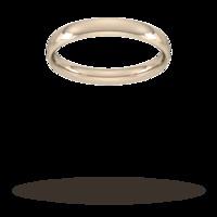3mm Traditional Court Standard Wedding Ring in 9 Carat Rose Gold- Ring Size N