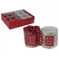 3m X 8mm 2ast Bead Chains Red/white 12pk Display