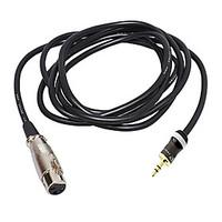 3M 9.84FT XLR Female to 3.5mm Audio Male Balanced Microphone Cable Free Shipping