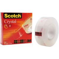 3M FT510030602 600 Crystal Clear Tape 19mm x 33m