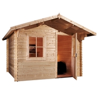 3m x 2.4m Greenacre Escape Log Cabin