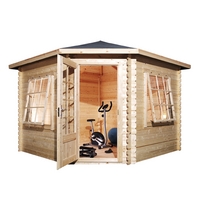 3m x 3m Greenacre Nook Corner Cabin