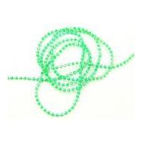 3mm Round Faceted Beading Trimming Green